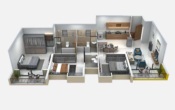 Riverview City Falcon Towers Floor Plan